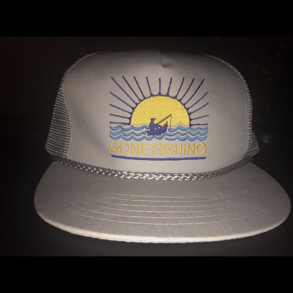 Gone fishing hat